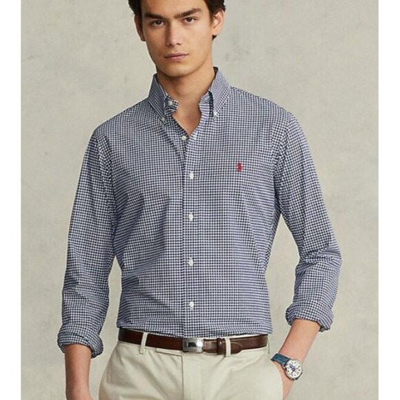 Ralph Lauren Other - Ralph Lauren Cotton Gingham Classic Fit Button-Down Shirt Blue/White Mens Size L